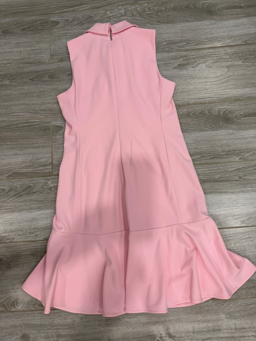 Karl Lagerfeld Pink Sleeveless Midi Dress with Button Front - Picture 6 of 9